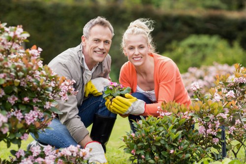 Modern sustainable garden design in Upminster